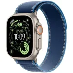 Apple Watch Ultra 3 GPS + Cellular 49 mm, dabisks titāns, zila / spilgti zila Trail Loop M/L