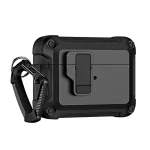 Kaitse&uuml;mbris AirPods 4 Pro &ndash; Armor &uuml;mbris karabiiniga, must