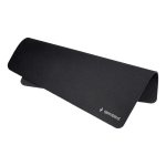 Hiirematt 220 &times; 180 &times; 2 mm libisemiskindla kummip&otilde;hjaga, must