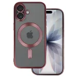 Kaitsekaas iPhone 17 &ndash; Metallic Magsafe, roosa