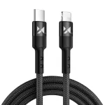 Wozinsky WUC-PD-CL1B USB-C&ndash;Lightning kaabel, 18W, 1m, must
