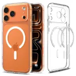 Kaitse&uuml;mbris iPhone 17 Pro Max &ndash; l&auml;bipaistev &ndash; Spigen Ultra Hybrid MagSafe, valge