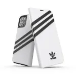 Adidas OR Booklet klapp&uuml;mbris iPhone 12/12 Pro, mustvalge
