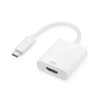 USB-C&ndash;HDMI adapter, 4K, 0,25m, valge