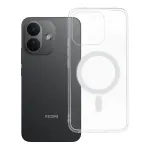 Case for Xiaomi Redmi Note 17 Pro Max 5G / 17 Pro Plus 5G Clear Case 2 mm Mag Cover compatible with MagSafe (camera protection) transparent