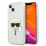 Kaitse&uuml;mbris iPhone 13 mini &ndash; Karl Lagerfeld Glitter Karl's Head, h&otilde;bedane