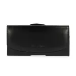Telone Viva nahast v&ouml;&ouml;&uuml;mbris 125 &times; 60 &times; 14 mm, must