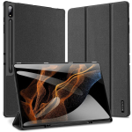 Tahvelarvuti&uuml;mbris Samsung Galaxy Tab S8 Ultra / S9 Ultra &ndash; Dux Ducis Domo puutepliiatsitaskuga, must