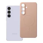 Silicone Mag Cover MagSafe &uuml;mbris Samsung Galaxy S25 FE &ndash; roosa