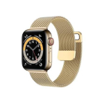 Milanese rihm Apple Watch 42/44/45 mm &ndash; kuldne