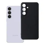 Case for Samsung S25 FE Silicone Mag Cover compatible with MagSafe (camera protection) black