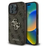 Kaitsekaas iPhone 16 Pro &ndash; Guess 4G Big Logo, pruun