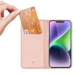 Kaitse&uuml;mbris iPhone 15 Plus &ndash; Dux Ducis Skin Pro klapp&uuml;mbris, roosa