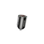 Dudao R3MAX 48W QC PD mini autolaadija - must