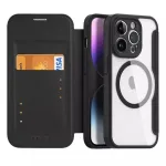 Kaitse&uuml;mbris iPhone 14 Pro &ndash; Dux Ducis Skin X Pro klapp&uuml;mbris MagSafe&rsquo;i &uuml;hilduvusega, must