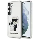 Karl Lagerfeld Glitter Karl & Choupette &uuml;mbris Samsung Galaxy S23 Plus, l&auml;bipaistev