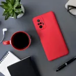 SOFT &uuml;mbris mudelile XIAOMI Redmi Note 14 4G (GLOBAL - 164,84mm x 78,15mm x 8,16mm) punane