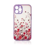 Kaitse&uuml;mbris iPhone 12 Pro Max lilleline &ndash; Design, violetne