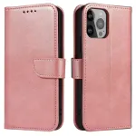Kaitse&uuml;mbris iPhone 15 Plus &ndash; Magnet &uuml;mbris klapp&uuml;mbris alusega, roosa
