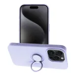 Kaitse&uuml;mbris iPhone 15 Pro &ndash; SILICONE RING, lilla