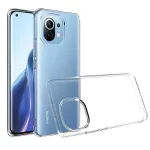 Kaitse&uuml;mbris BACK CASE ULTRA SLIM 0,5 mm Xiaomi Mi 11 Lite 5G / Mi 11 Lite LTE (4G) jaoks, l&auml;bipaistev