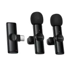 Borofone BFK16A Winner juhtmevabade lipsumikrofonide komplekt, USB-C, 2 tk, must