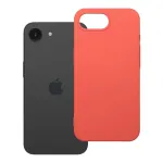 Silikoon&uuml;mbris mudelile Apple iPhone 16e &ndash; virsikuroosa
