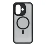 Case for Xiaomi Redmi Note 17 4G / 5G Full Matte Mag Cover compatible with MagSafe black