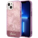 Kaitse&uuml;mbris iPhone 14 Plus 6.7" pink / pink hardcase Jungle Collection &ndash; Guess GUHCP14MHGJGHP