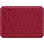 Toshiba Canvio Advance v&auml;line k&otilde;vaketas 4 TB USB 3.2 Gen1, punane