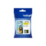 Brother LC421XLY tindikassett, kollane, 500 lk