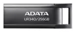 ADATA UR340 m&auml;lupulk 256 GB USB 3.2 Gen1, metallkorpus, must