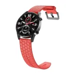 Fusion Y silikoonist kellarihm Samsung Galaxy Watch 46 mm, punane
