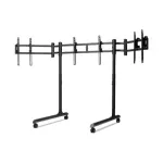 Next Level Racing Tube Freestanding monitorikinnitus 3 &times; 43", p&otilde;randastatiiv, 50 kg