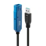 Lindy 43158 aktiivne USB 3.0 pikenduskaabel 8 m, A&ndash;A, Pro, 5 Gbit/s