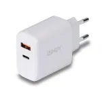 Lindy 30W seinalaadija USB-C ja USB-A