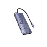 Icy Box IB-DK4062-CPD Travel Dock dokijaam 12-in-1, 2 &times; HDMI, VGA, hall