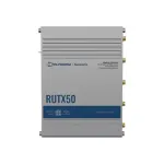 Teltonika RUTX50 t&ouml;&ouml;stuslik 5G-ruuter, Wi-Fi 5 867 Mbit/s, 5 &times; gigabit, GNSS
