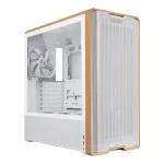 Lian Li Lancool 217 arvutikorpus E-ATX, 5 ventilaatorit, valge/puit
