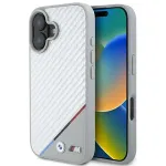 BMW BMHMP16S23PUDTS M Carbon Tricolor Line MagSafe telefoni&uuml;mbris iPhone 16, hall