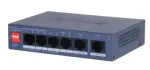 Dahua CS4006-4ET2GT-36 v&otilde;rgukommutaator 4 &times; 100M PoE + 2 &times; 1G, 36 W