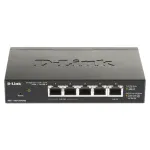 D-Link DGS-1100-05PDV2 v&otilde;rgukommutaator 5 &times; 1G, PoE-pikendaja, veebihaldus