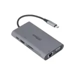 Dahua TC39 USB-C dokijaam 9-in-1, HDMI, VGA, LAN, 3 &times; USB 3.0, 100 W PD