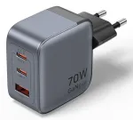 Vention FEXH0-EU 70W 3-pordiga laadija USB-C ja USB-A