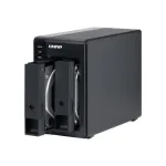QNAP TR-002 kettakorpus 2 kettale, USB-C DAS, riistvaraline RAID, must