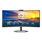 Philips 34E1C5600HE monitor 34" 21:9 VA 100 Hz USB-C veebikaameraga