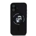 Karl Lagerfeld Liquid Silicone Karl And Choupette MagSafe telefoni&uuml;mbris iPhone 16