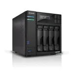 Asus Lockerstor AS6704T V2 NAS-v&otilde;rgusalvesti, 4 ketast, Celeron N5105, 4 GB