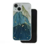 Fusion Gold Glam Mountain Silicone telefoni&uuml;mbris Samsung Galaxy A25, mitmev&auml;rviline