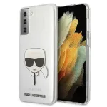 Karl Lagerfeld KLHCS21MKTR Head telefoni&uuml;mbris Samsung Galaxy S21+, l&auml;bipaistev